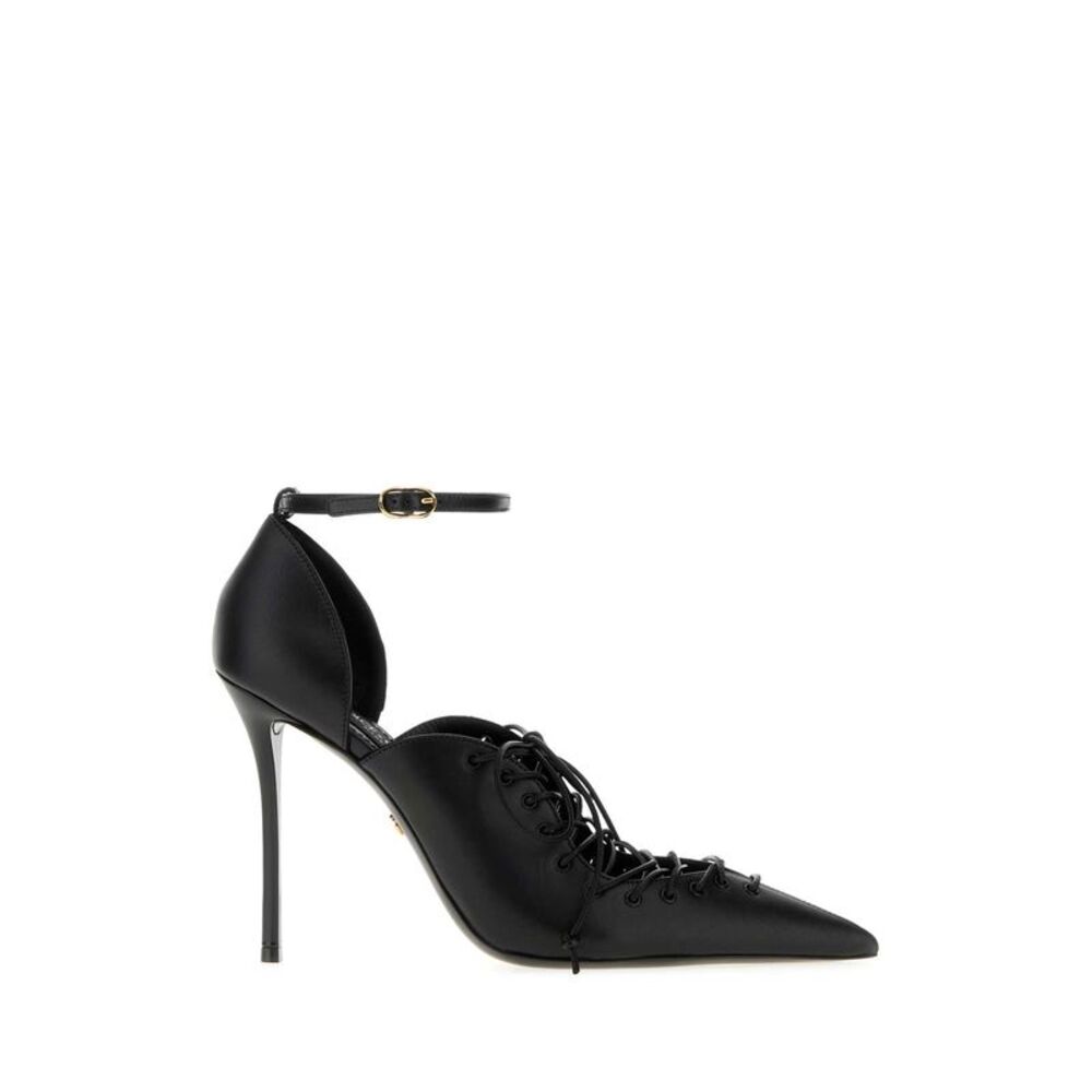 Dolce & Gabbana Women Black Leather Pumps